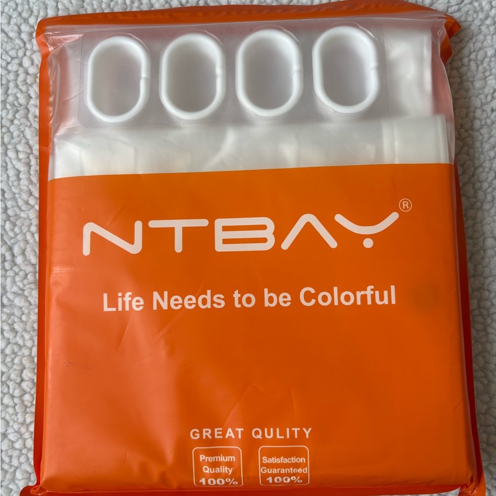 NTBAY Clear Shower Curtain Liner